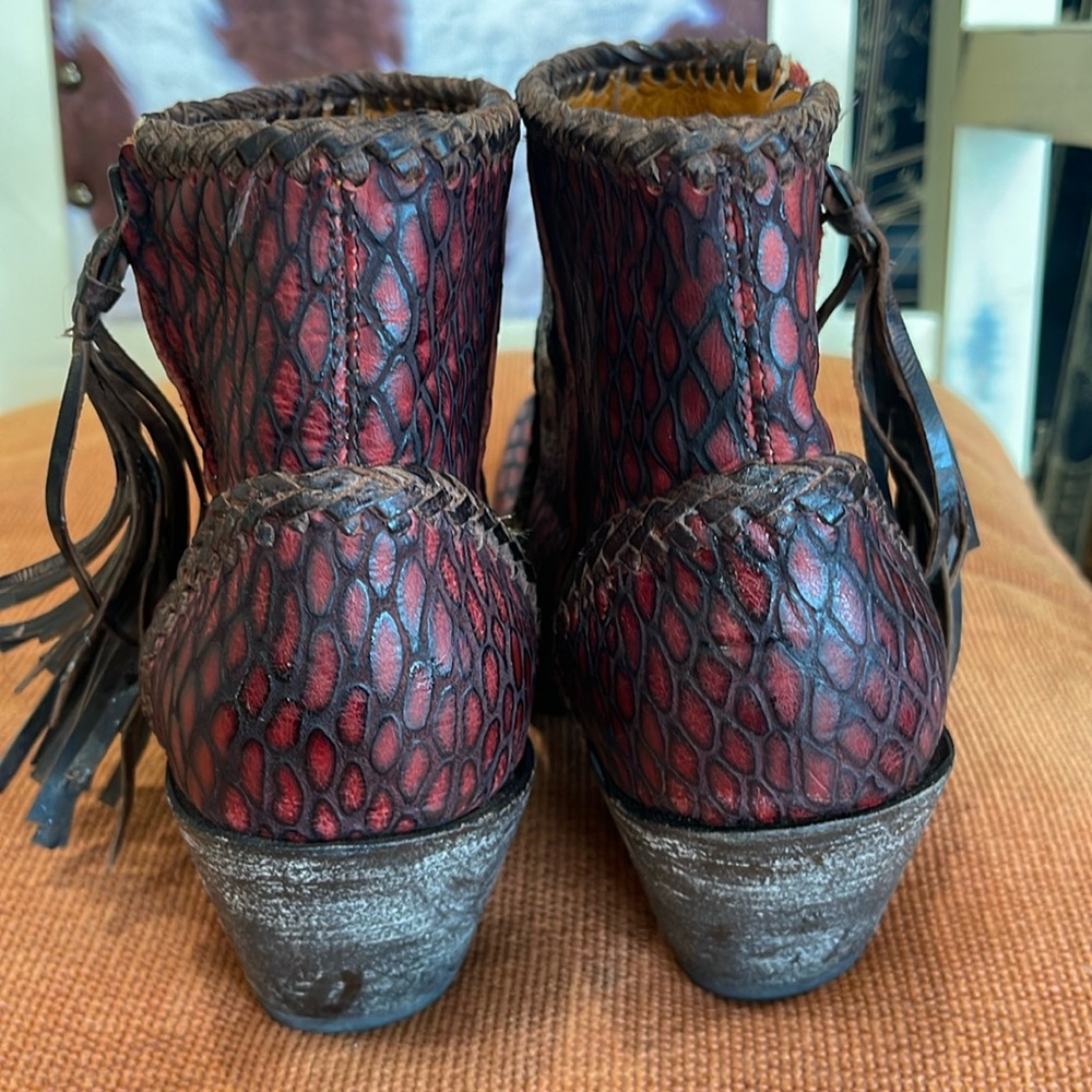 Old Gringo Adela Ankle Cowboy Boots 8.5 - Picture 5 of 7
